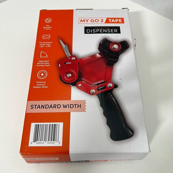 My Go 2 Handheld 2" Inch Portable Tape Gun Dispenser Packing Cutter Heavy Duty - Picture 3 of 3